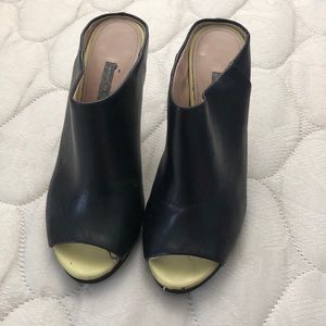 French Connection peep toe heels